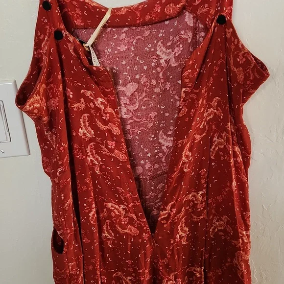 Zara Paisley Sleeveless Jumpsuit, nwt - Picture 12 of 12